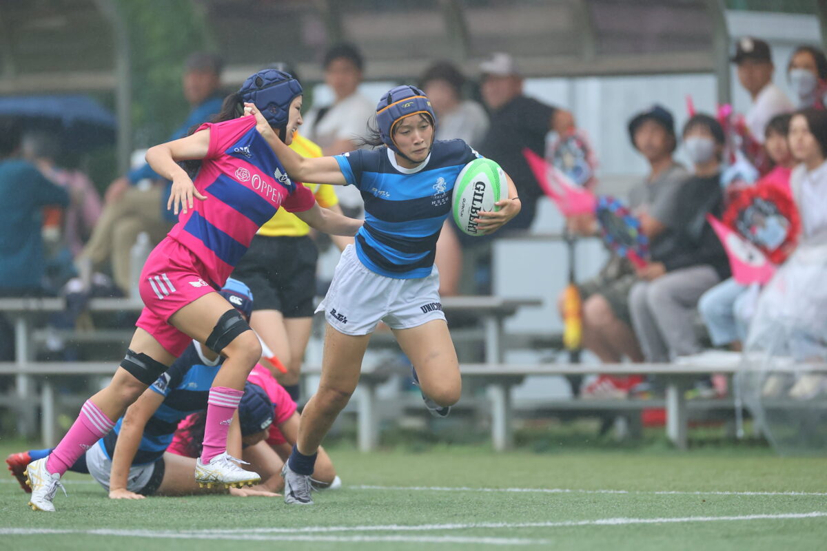 【Women’s College Sevens 2024】3連覇成る。日体大、追手門学院大の攻守を跳ね返す